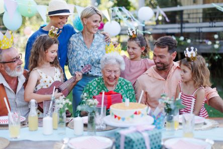 Familienfeier im Garten
