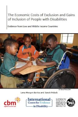 Cover der PDF-Datei &quot;The Economic Costs of Exclusion and Gains  of Inclusion of People with Disabilities&quot;