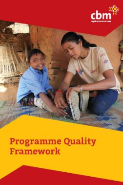Titelseite des &quot;Programme Quality Framework&quot; von CBM International